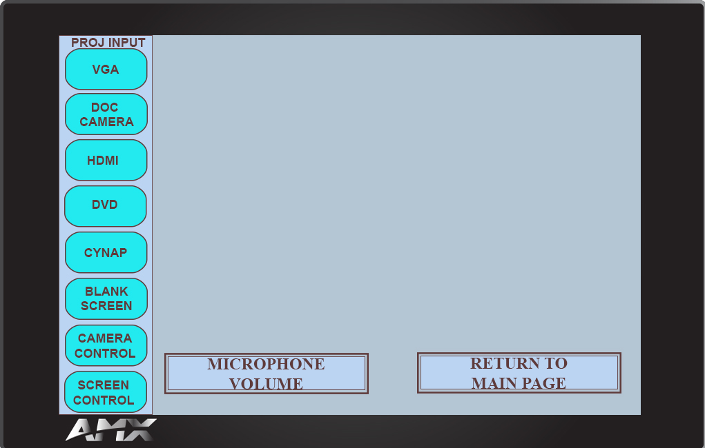 AMX Style 28 second screen