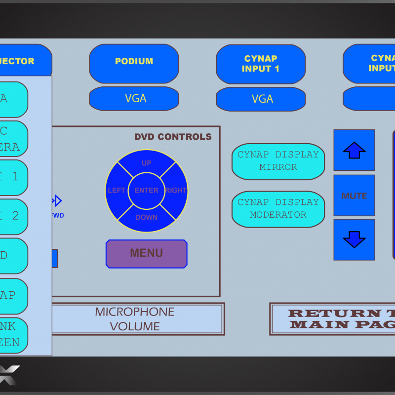 AMX Style 9 Sub Screen
