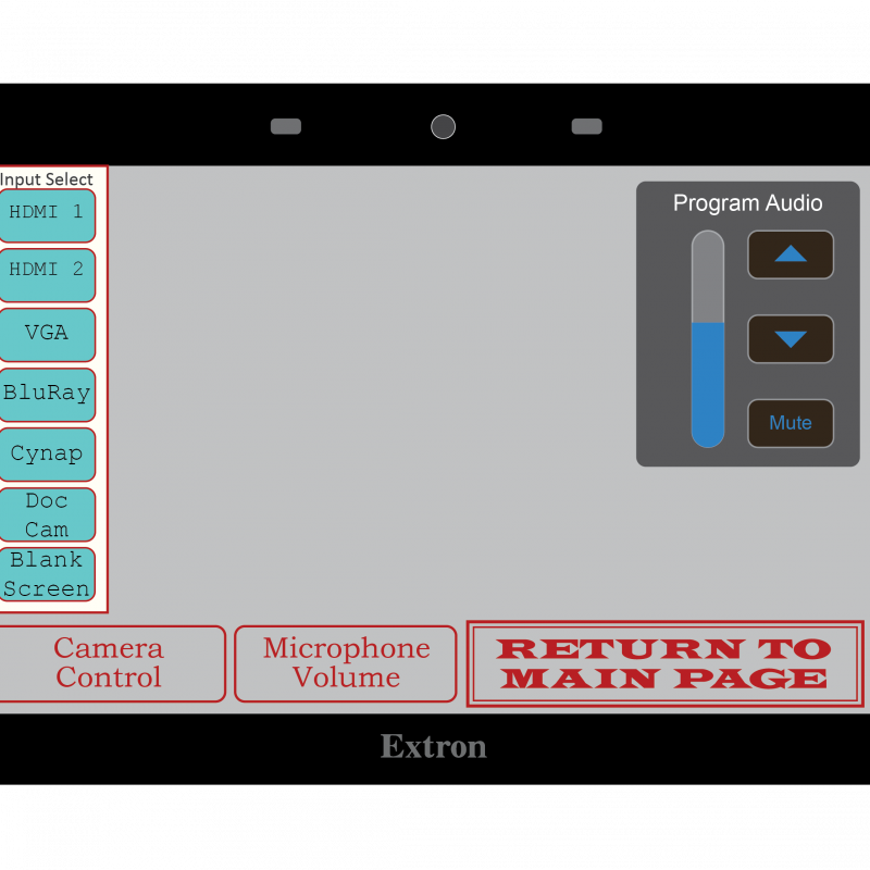 Extron Style 10 Sub Screen 1