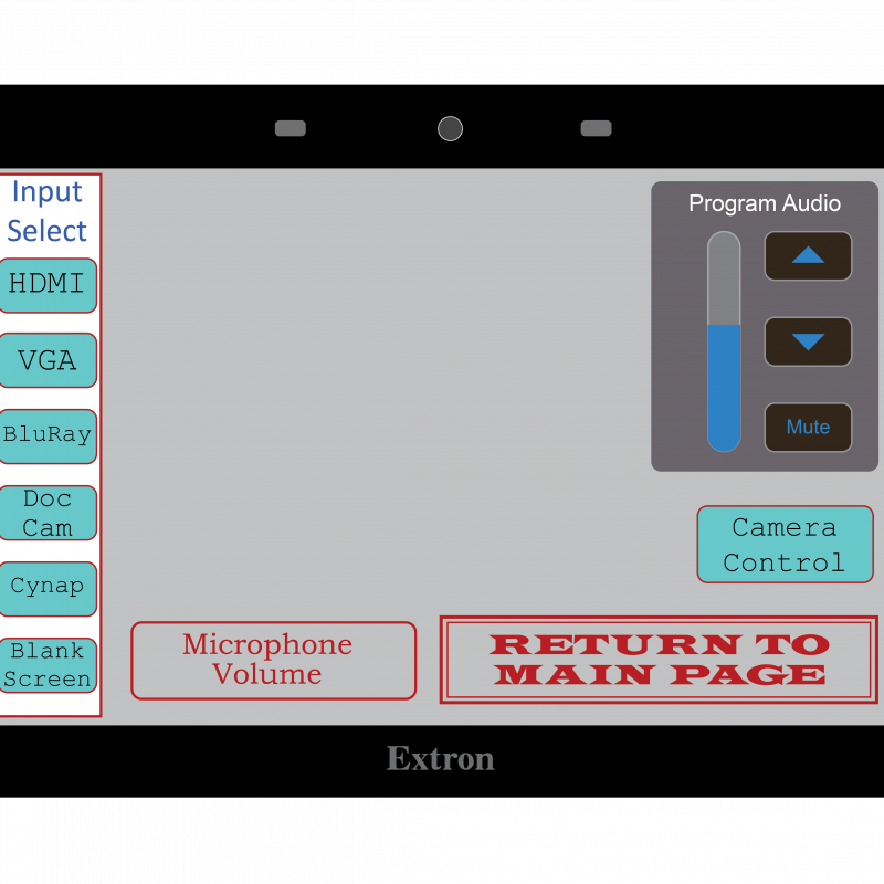 Extron Style 2 Large Sub Screen 1