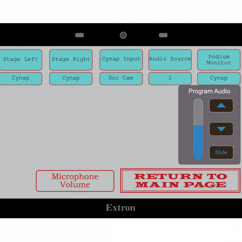 Extron Style 3 Large Sub Screen