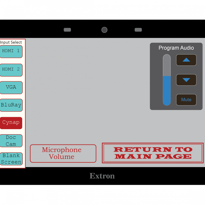 Extron Style 6 Sub Screen 1