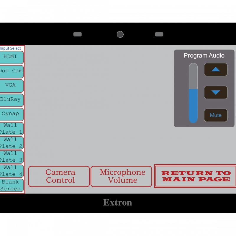 Extron Style 9 Sub Screen 1