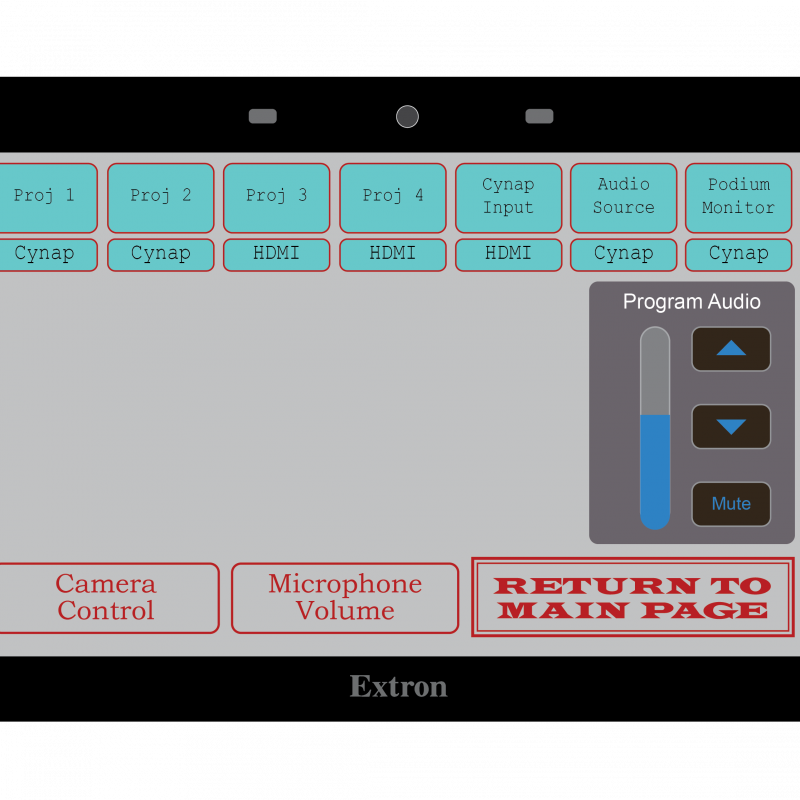 Extron Style 9 Sub Screen 2