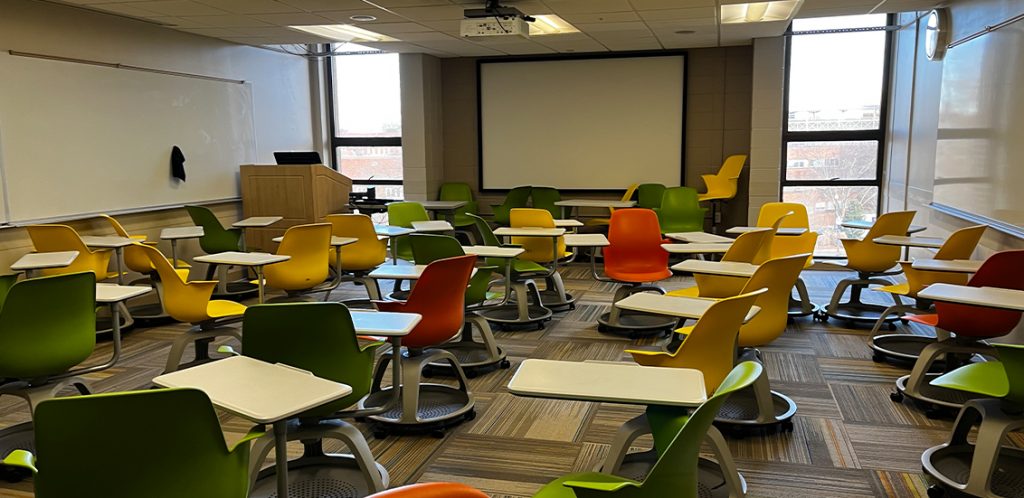 picture of HSS 215 classroom