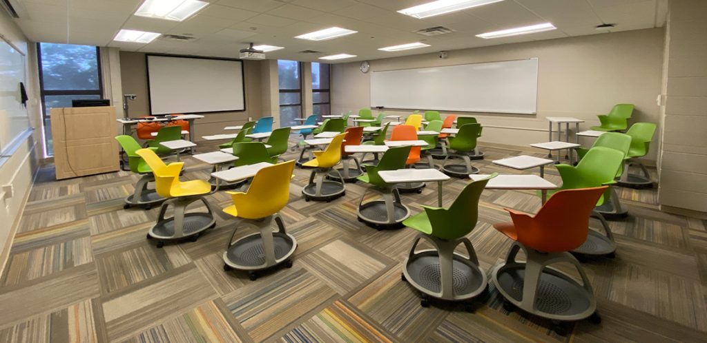 picture of HSS 218 classroom