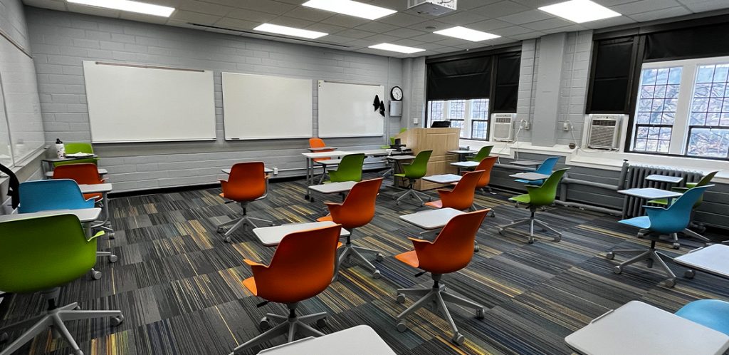picture of NEB 405 classroom