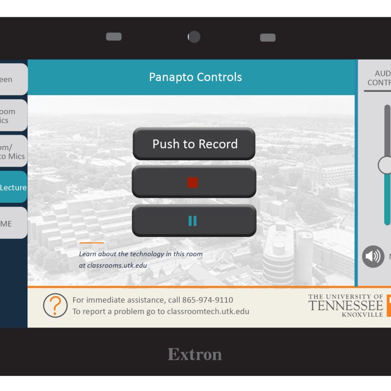 Style 1 presentation Recording system.